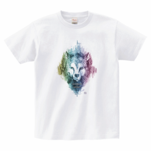 ニホンオオカミTシャツ デザイン by ヨウジ（UPDRAFT）